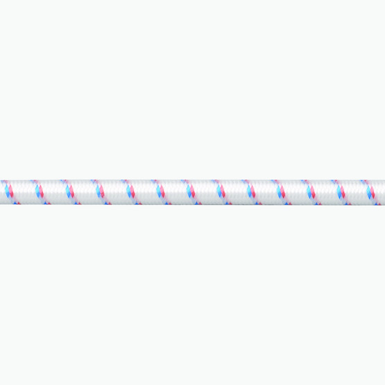 Seilflecht Lastik Halat Beyaz 4 mm 