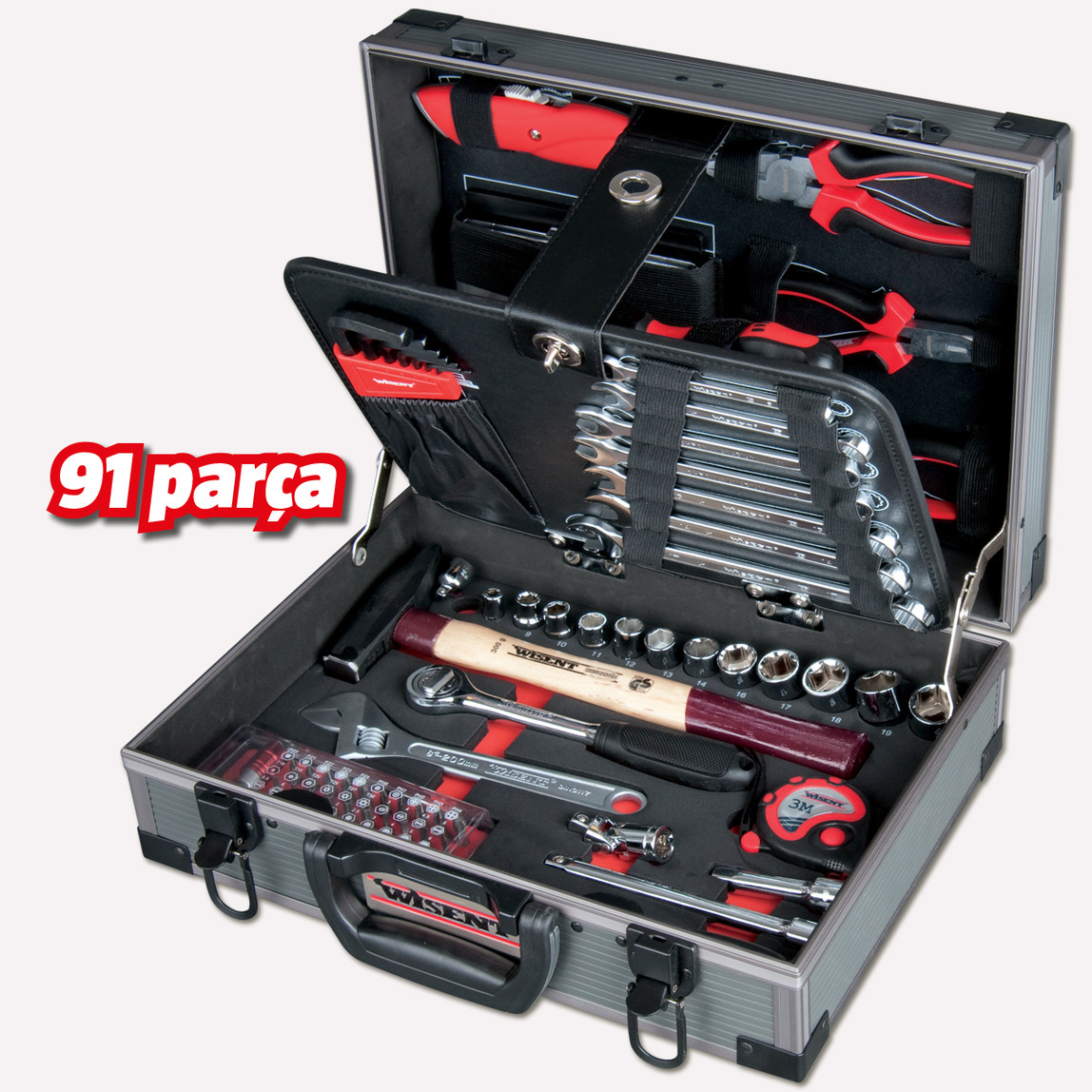    Wisent Basis 91 Parça El Aleti Çantası 