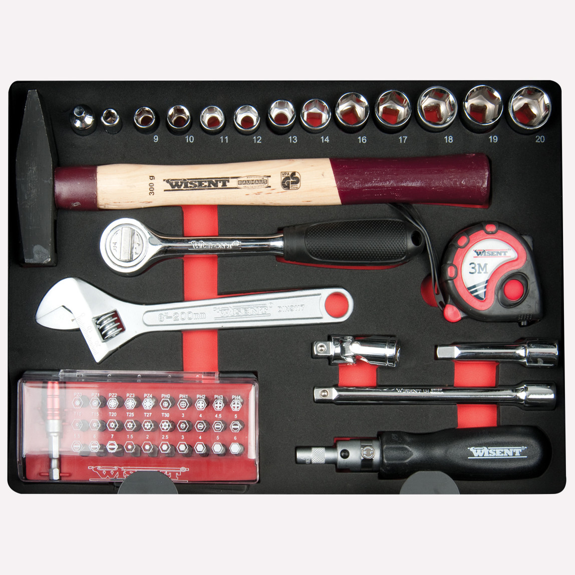    Wisent Basis 91 Parça El Aleti Çantası 