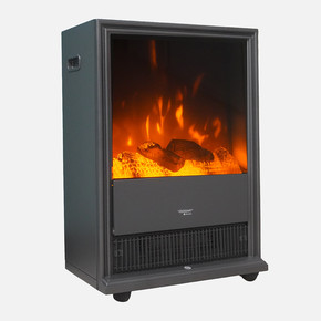 Voltomat 2000 W Dikdörtgen Ayaklı Dekoratif Şömine Antrasit