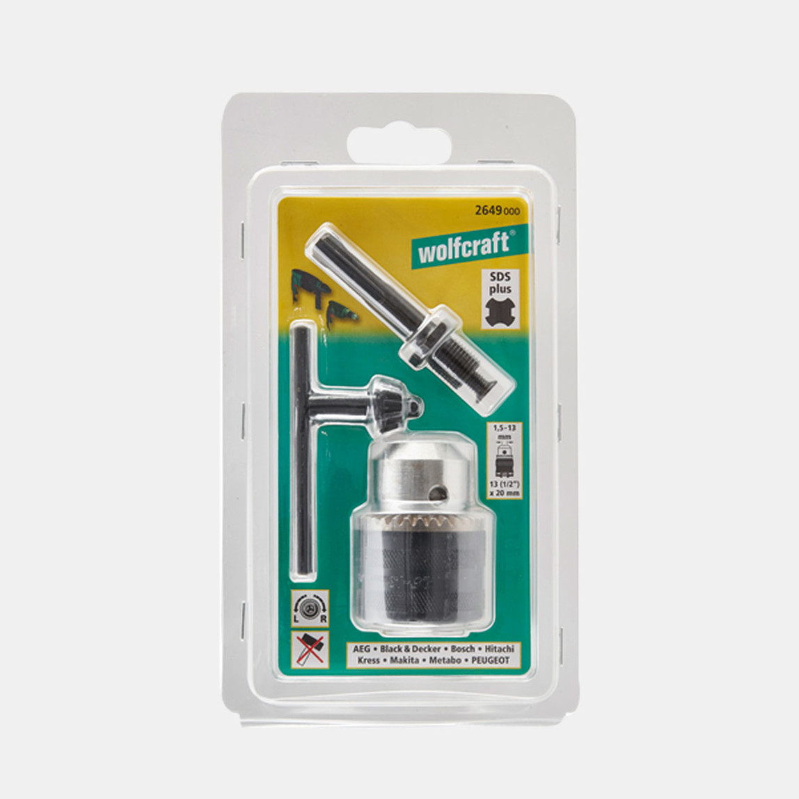    Wolfcraft 2649000 SDS Plus Seti  