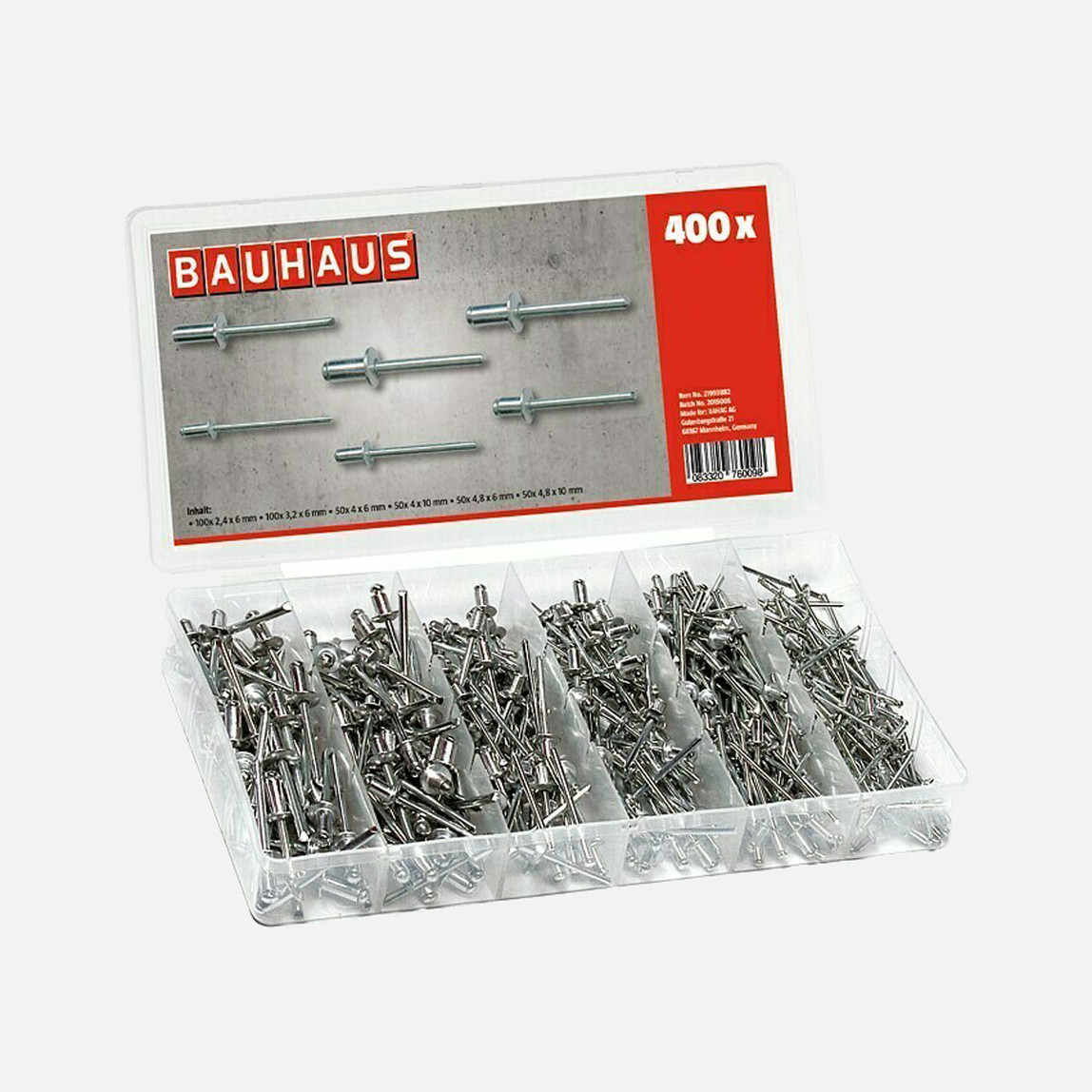    BAUHAUS Perçin Seti 