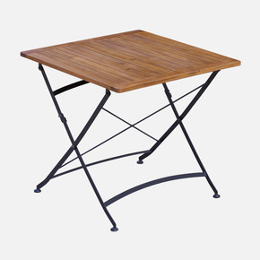 Sunfun Moni Ferforje Ahşap Balkon Masası 