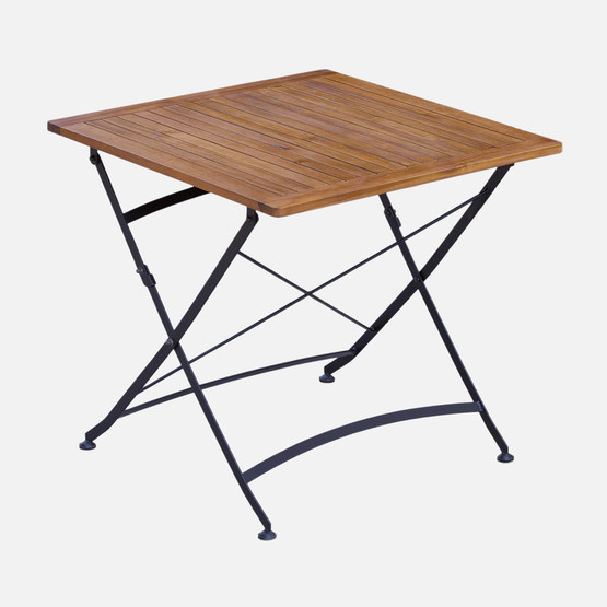 Sunfun Moni Ferforje Ahşap Balkon Masası 