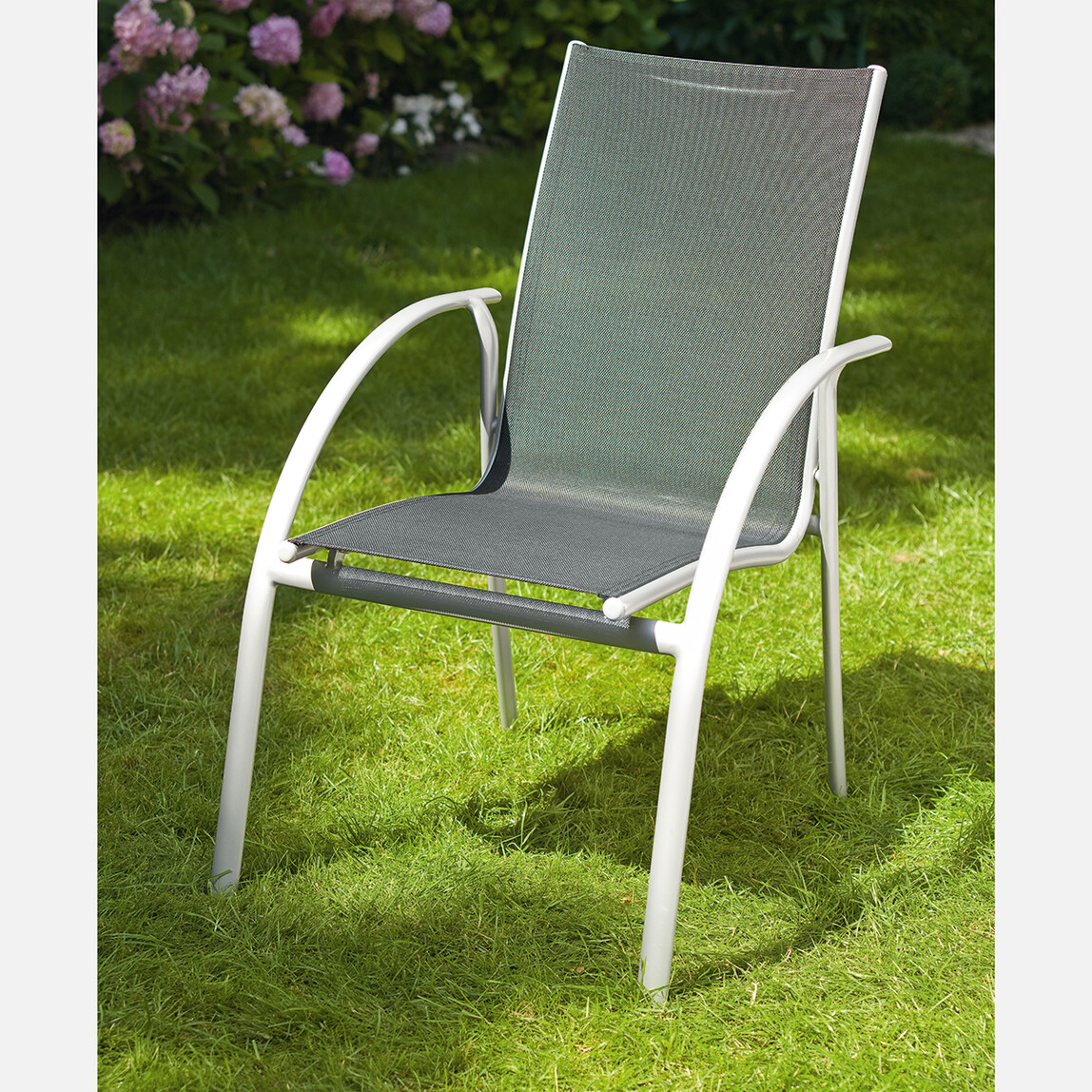    Sunfun Amy Bahçe Sandalyesi Gri  