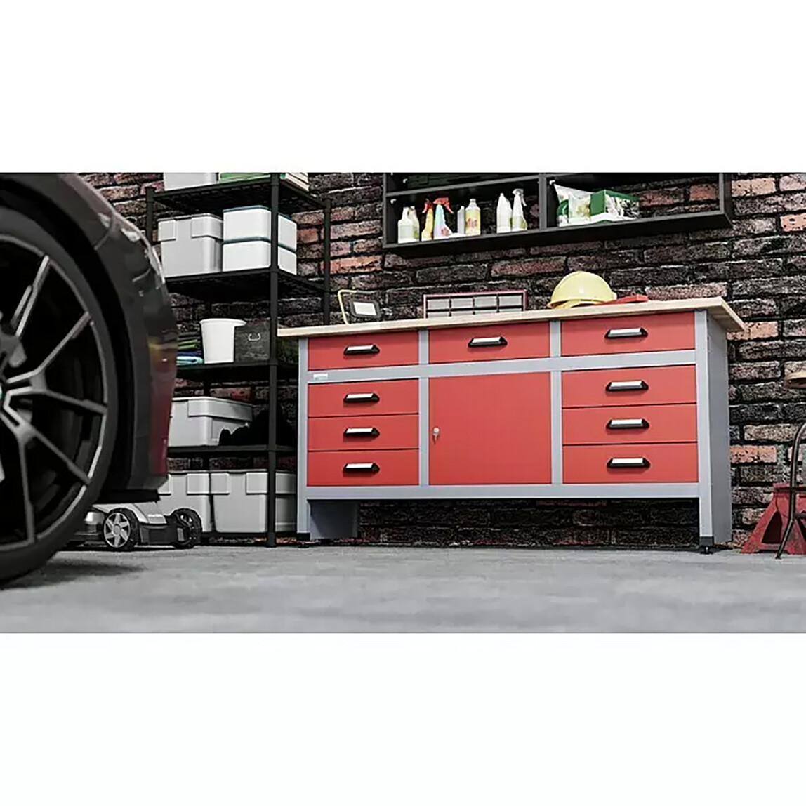    Küpper 9 Çekmeceli Çalışma Tezgahı 60 x 170 x 84 cm 