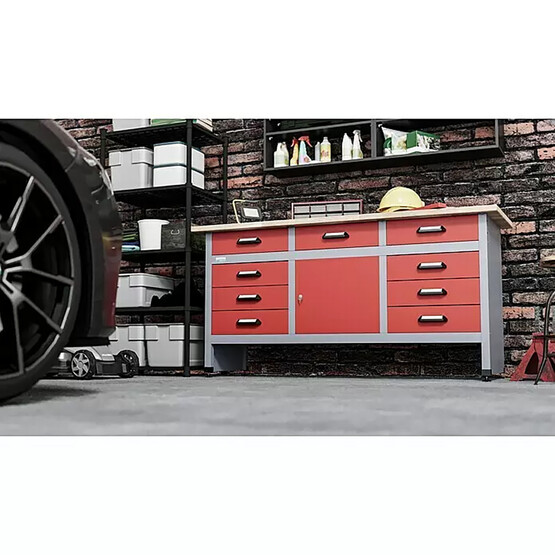 Küpper 9 Çekmeceli Çalışma Tezgahı 60 x 170 x 84 cm