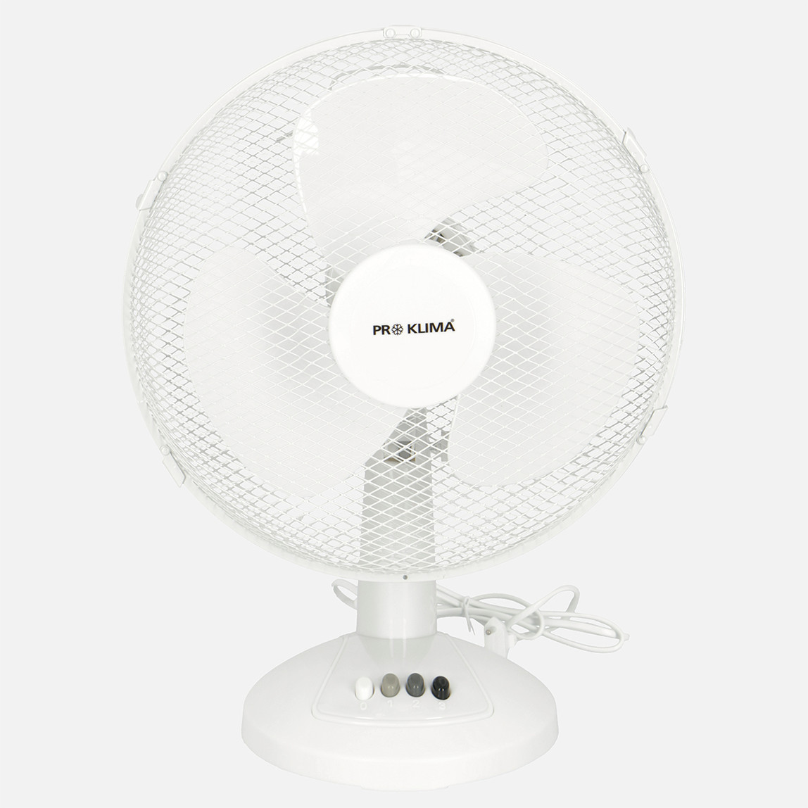    Voltomat Masaüstü Vantilatör 30cm Beyaz 