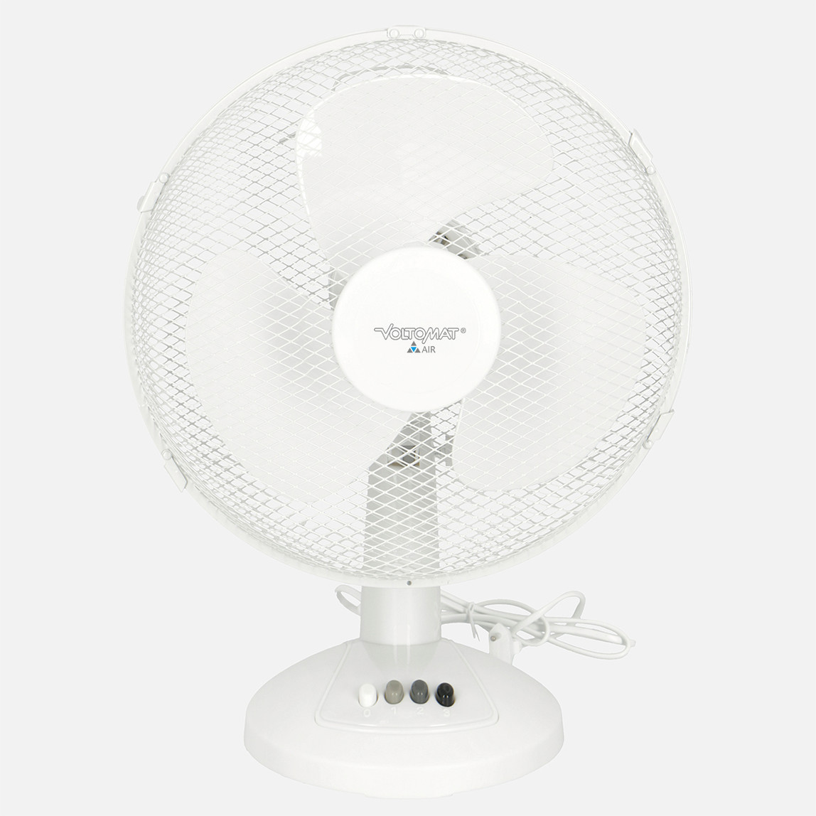    Voltomat Masaüstü Vantilatör 30cm Beyaz 