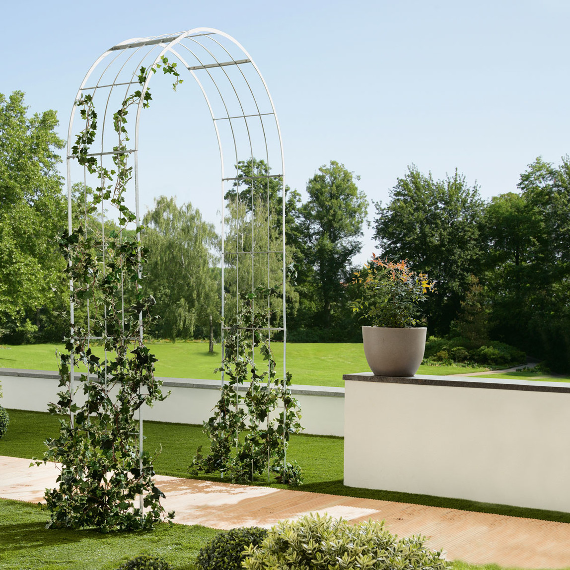    Gardol Bahçe Gül Kemeri Gümüş 