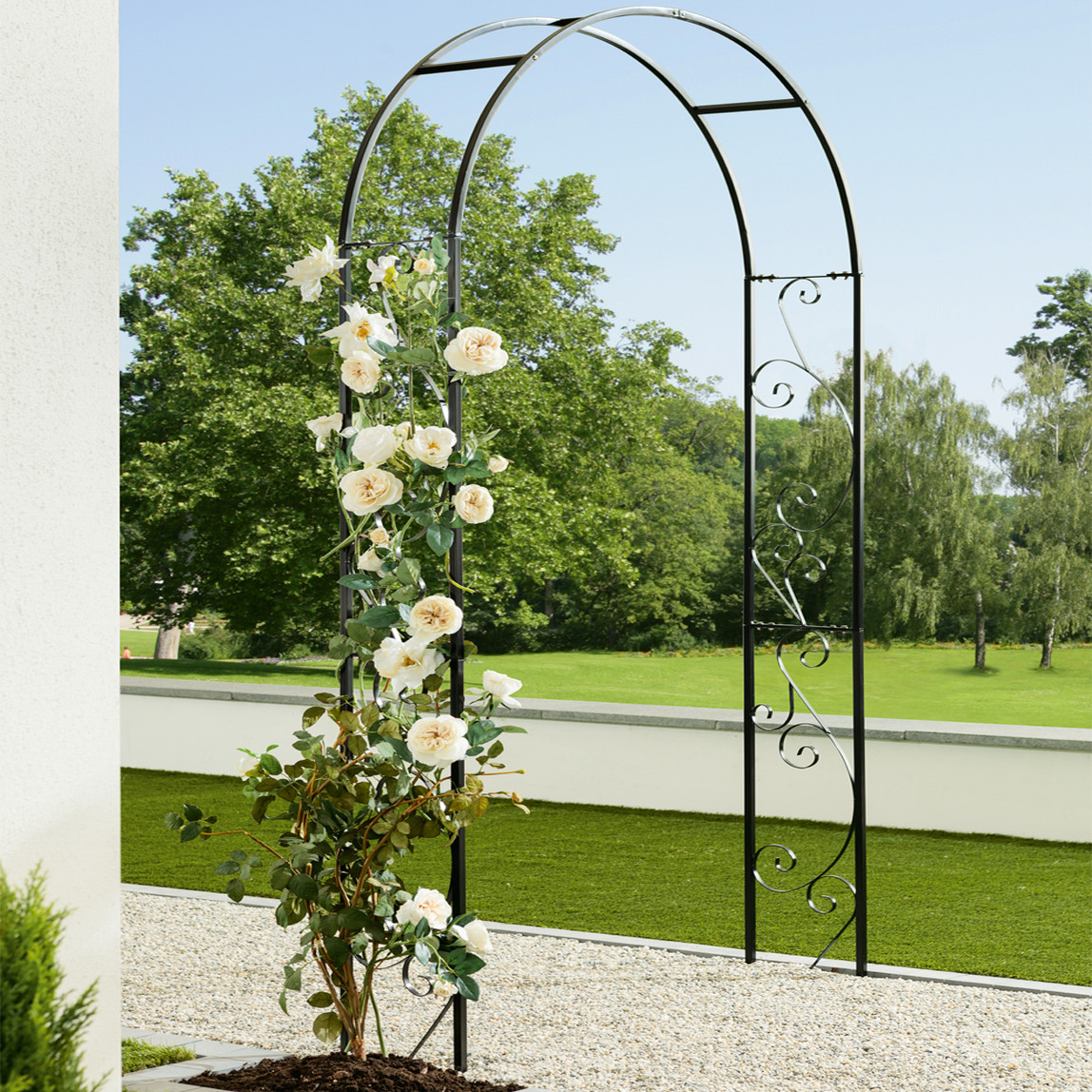    Gardol Bahçe Gül Kemeri Siyah 