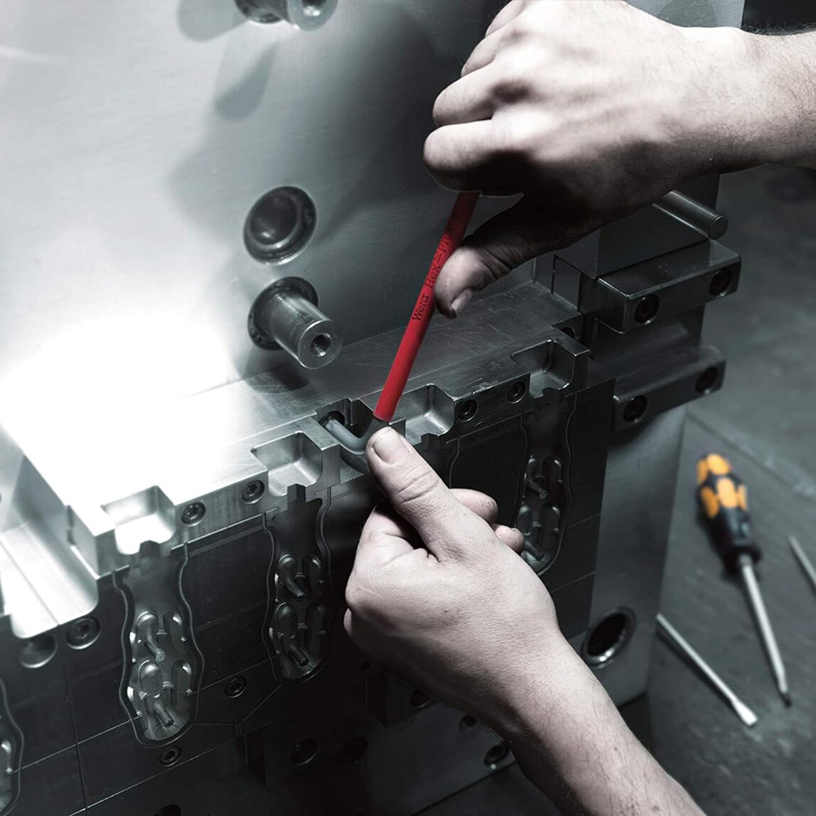    Wera 05073593001 950/9 Hex-Plus Renkli 9 Parça Allen Seti 