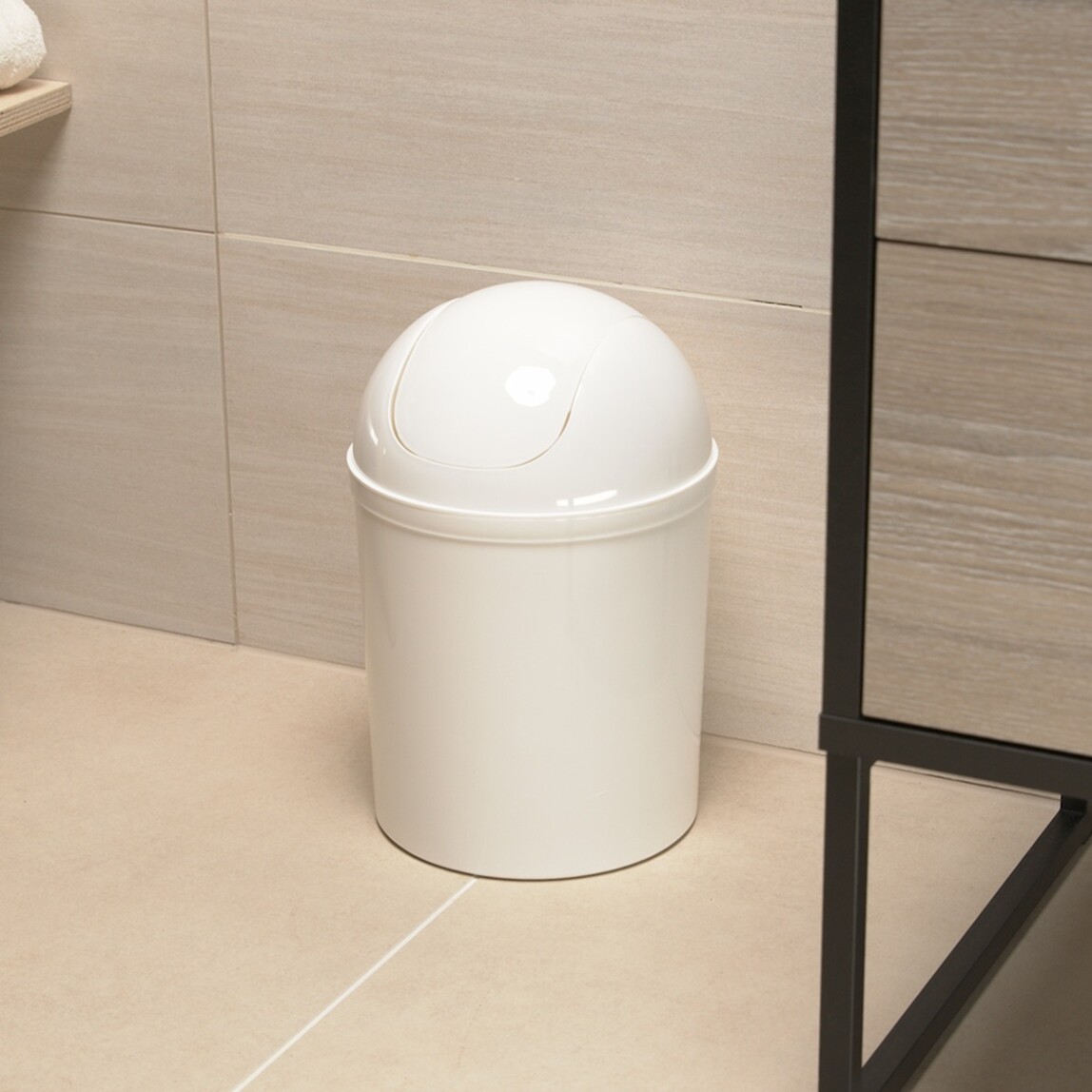    Poseidon Beyaz Çöp Kovası 5 Lt  