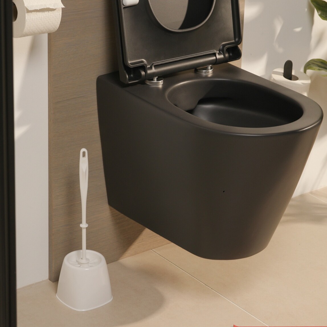    Poseidon Eva Tuvalet Fırçası Beyaz  