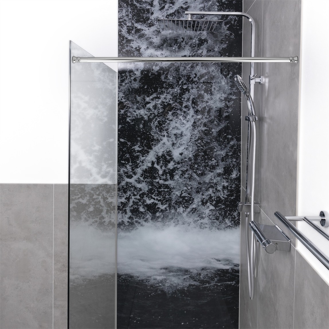    Venüs Duş Perde Borusu Krom 110-245cm  