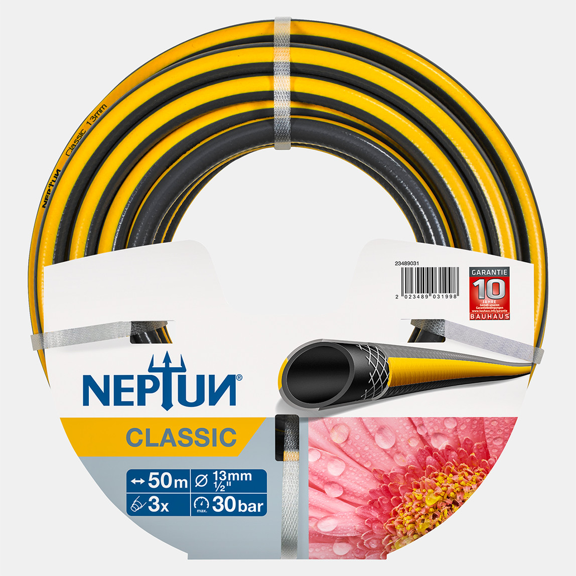    Neptun Klasik Bahçe Hortumu 50 m  