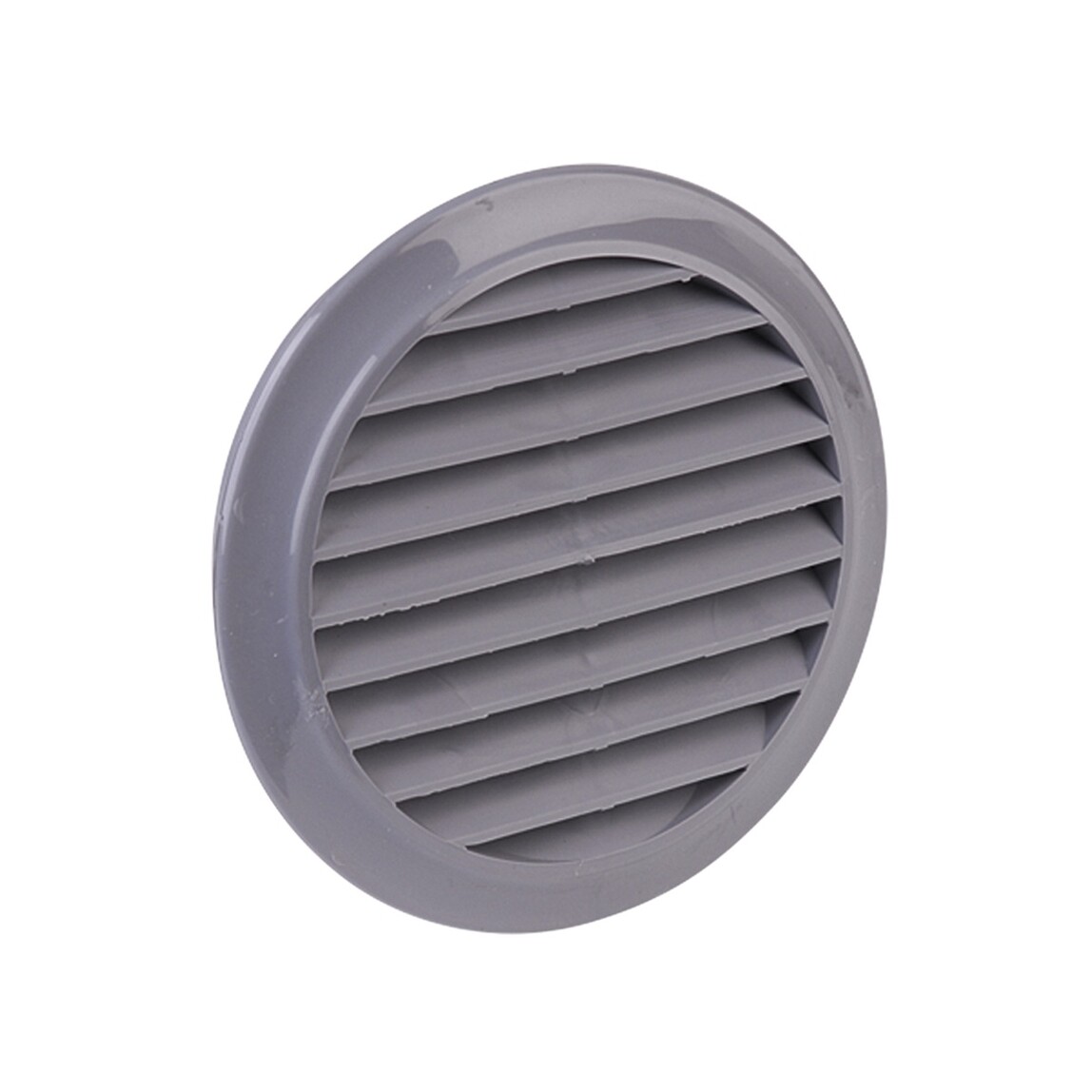    İlöz Yuvarlak Dış Duvar Izgarası Çap 100 mm Gri  