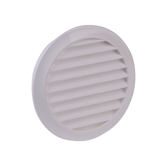 İlöz Yuvarlak Dış Duvar Izgarası Çap 125 mm (Beyaz) 