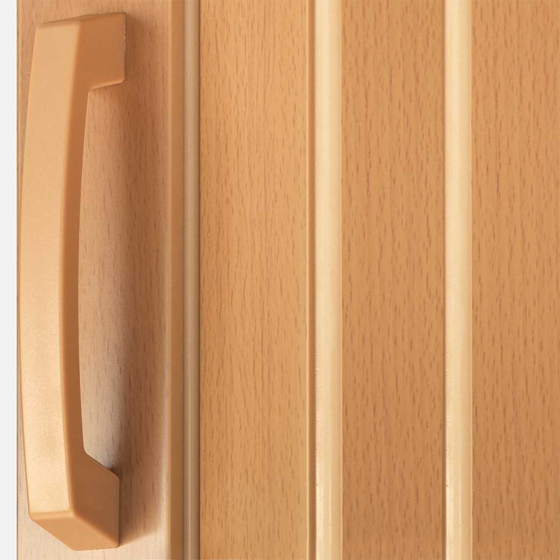    BAUHAUS Pvc Akordiyon Kapı Kayın  