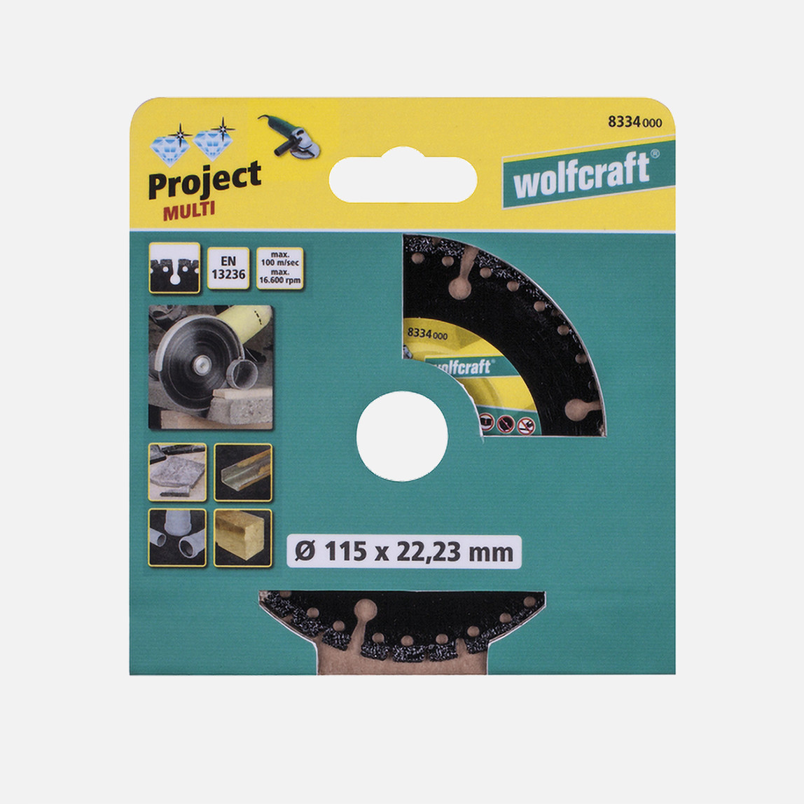    Wolfcraft Elmas Pro Turbo Disk Multi Ø125 mm 