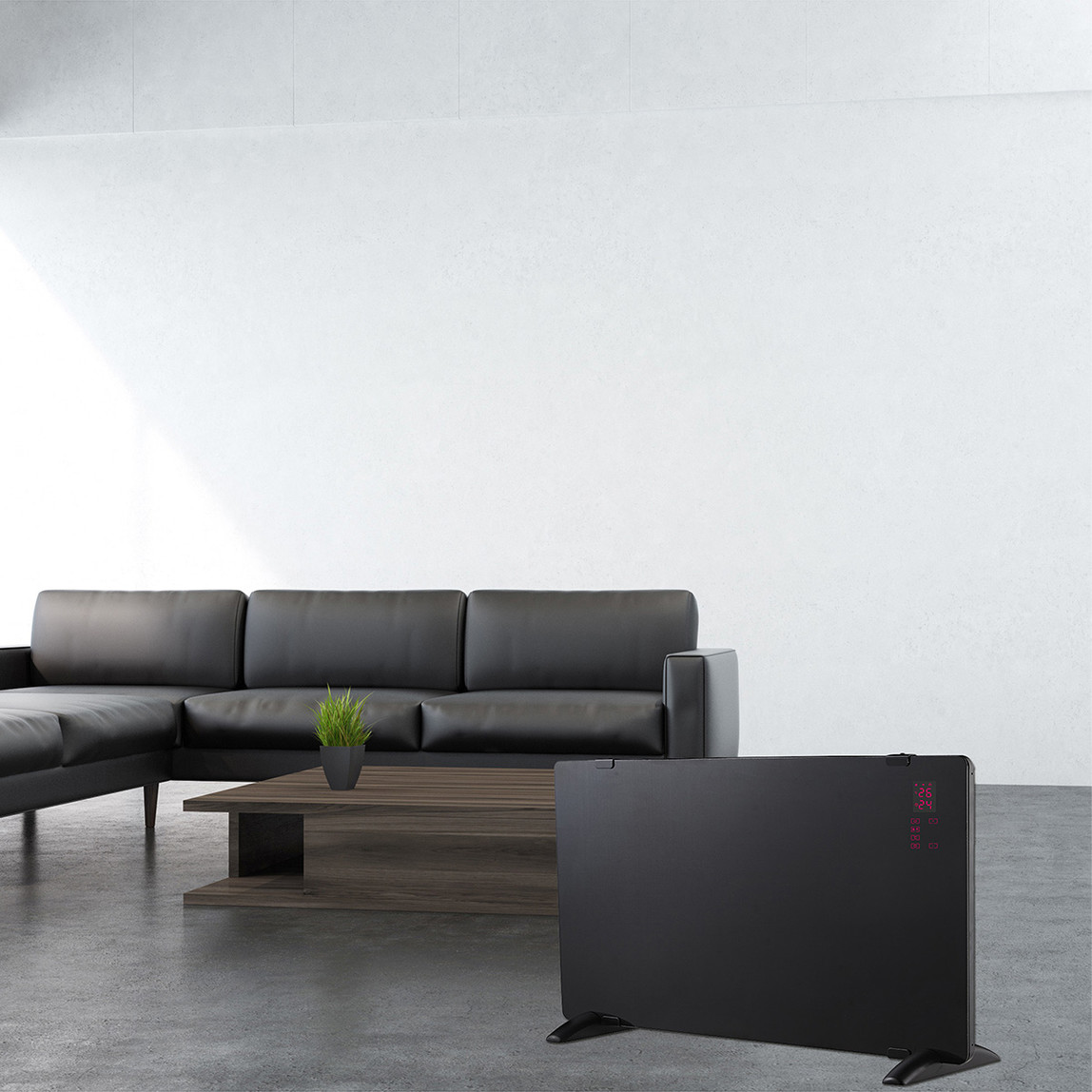    Voltomat Cam Konvektör 2000W Siyah 