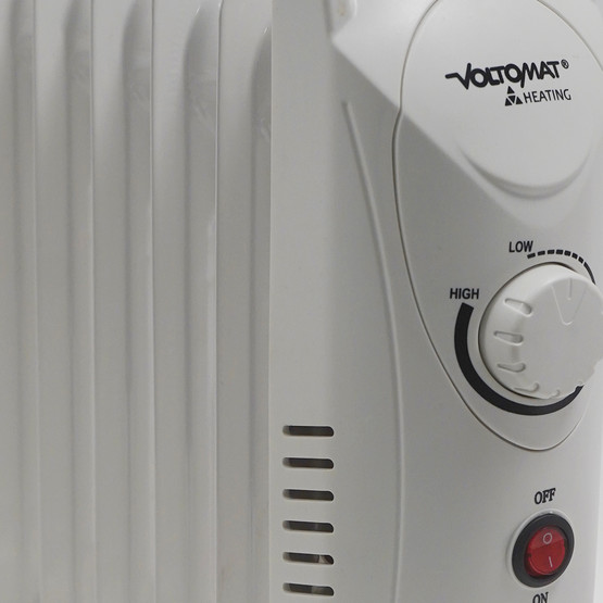 Voltomat Termostatlı 800 W 6 Dilim Yağlı Radyatör Beyaz
