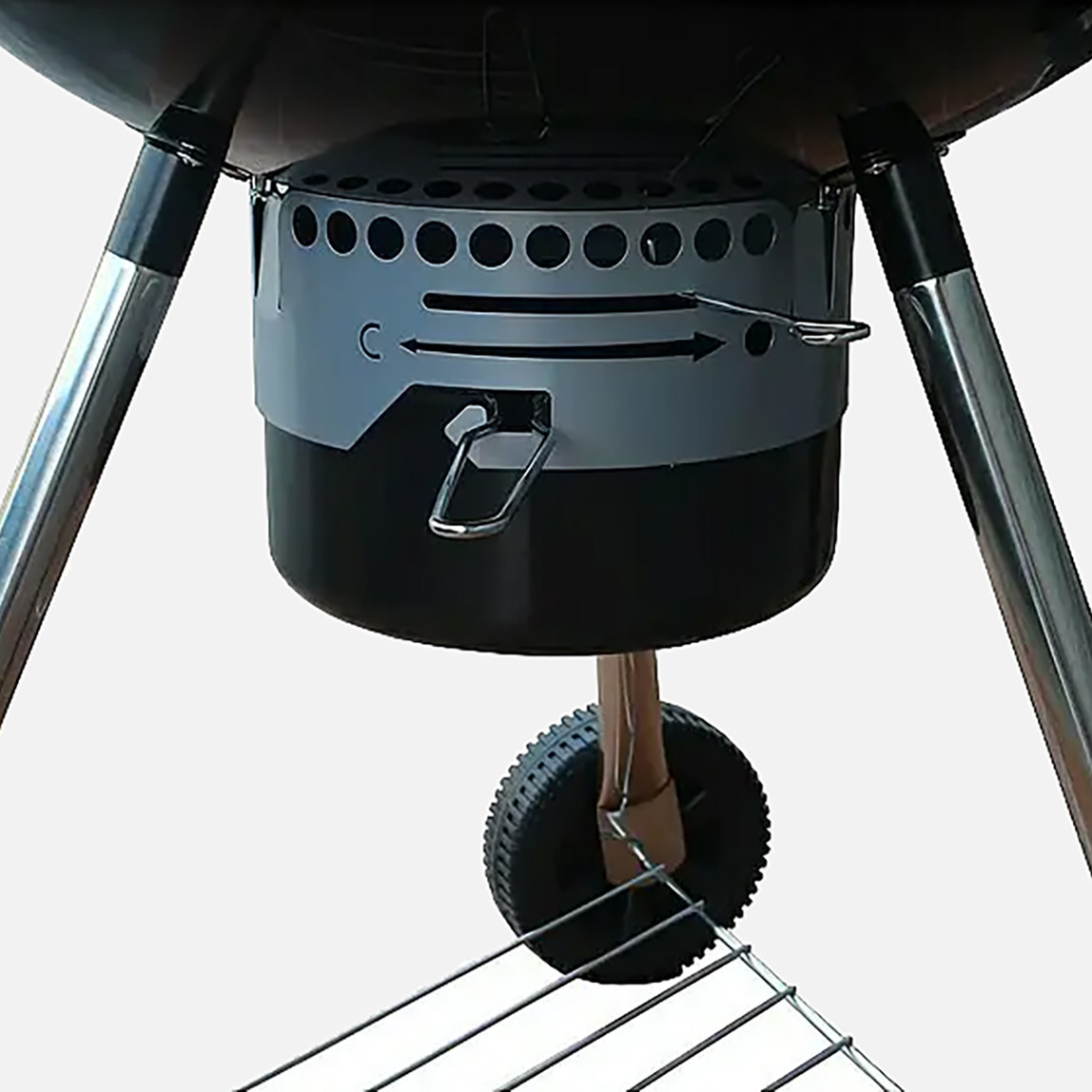    Kingstone Bullet Yuvarlak Kömürlü Mangal Ø66 cm   