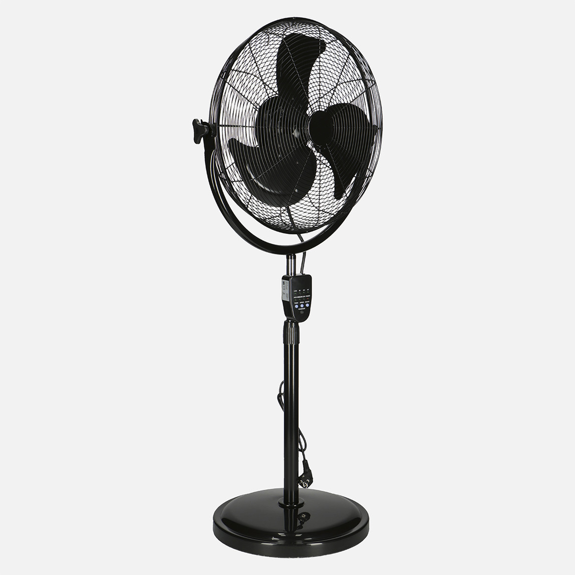   Voltomat Ayaklı Vantilatör 100W Siyah Uzaktan Kumandalı 