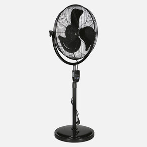 Voltomat Ayaklı Vantilatör 100W Siyah Uzaktan Kumandalı