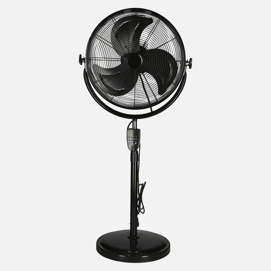 Voltomat Ayaklı Vantilatör 100W Siyah Uzaktan Kumandalı