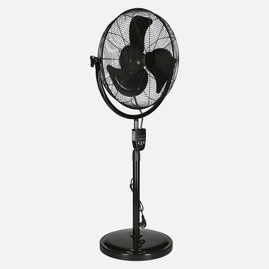 Voltomat Ayaklı Vantilatör 100W Siyah Uzaktan Kumandalı