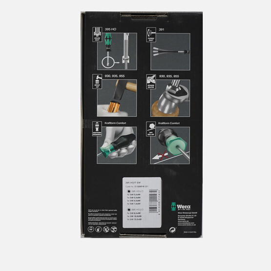 Wera Tornavida Set 395H0/7SM