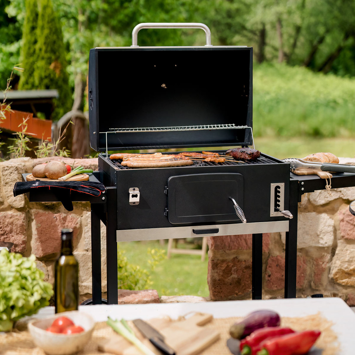    Kingstone Kömürlü Mangal Black Angus XXL 70x43 cm  