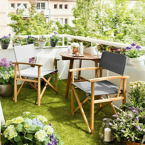 Sunfun Diana Katlanır Bahçe Sandalyesi Antrasit 