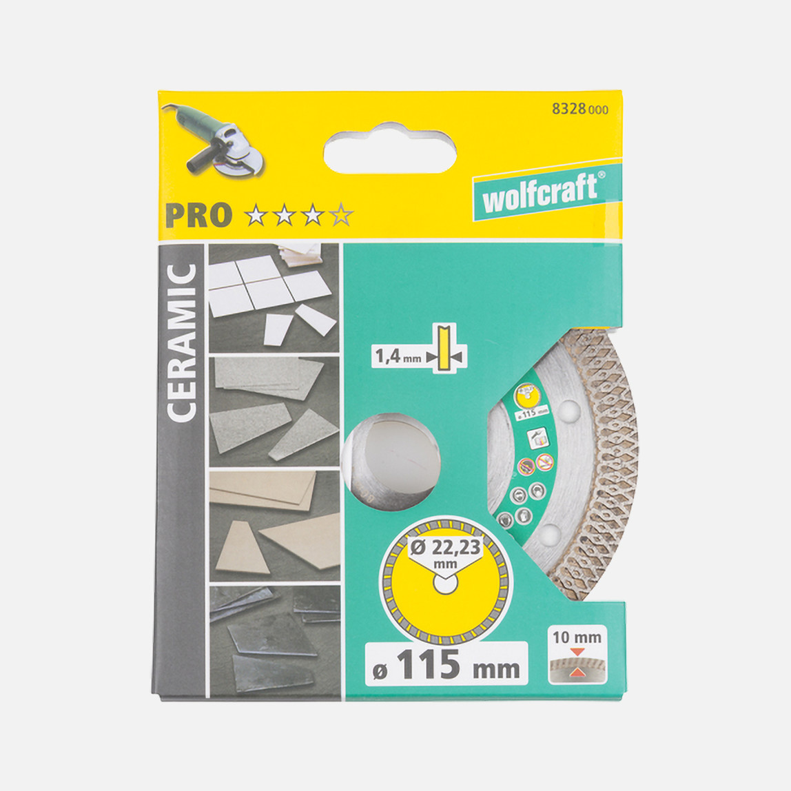    Wolfcraft Elmas Pro Turbo Disk Seramik Ø125mm
 