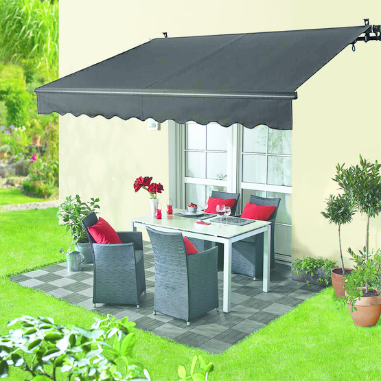 Sunfun Polyester Tente Antrasit 300x200 cm 