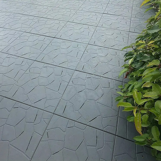 WPC Yer Döşemesi Antrasit 1 Adet 38 x 38 x 2,5 cm 