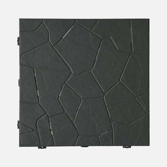 WPC Yer Döşemesi Antrasit 1 Adet 38 x 38 x 2,5 cm 