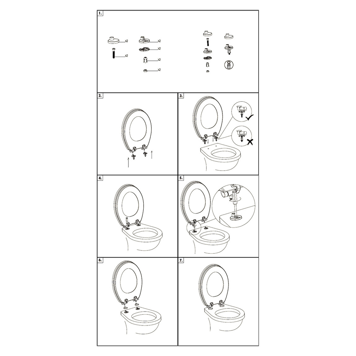    Poseidon Doğal Meşe Klozet Kapağı 