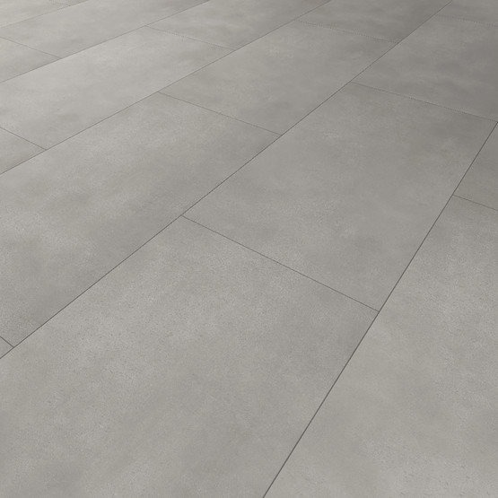Beton Görünümlü Vinil Karo Zemin Kaplaması Açık Gri 812x406x4 mm