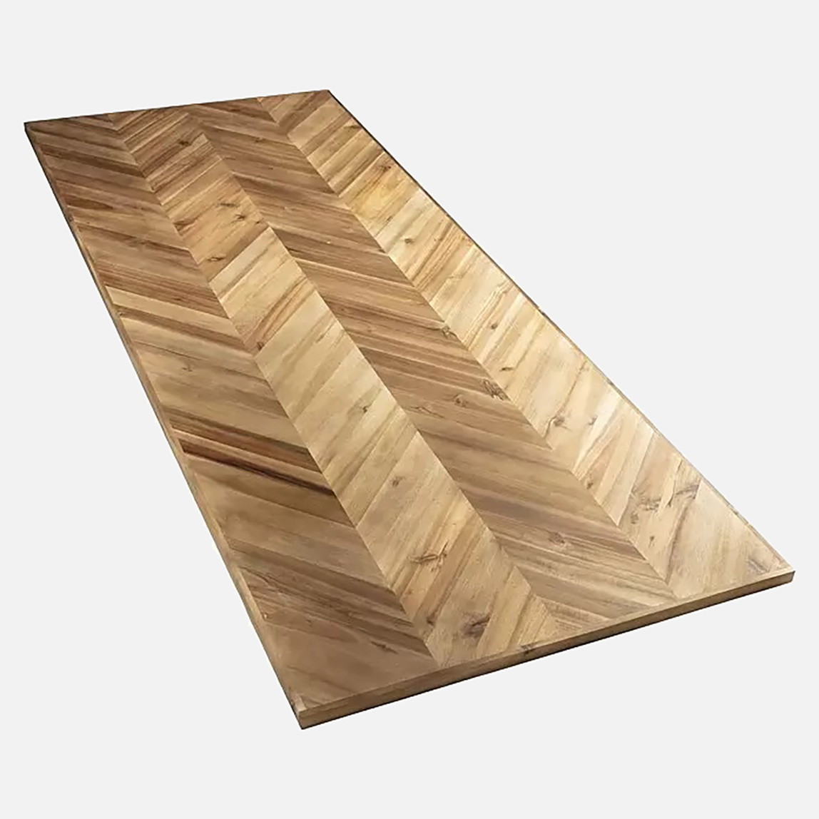    Exclusivholz Balıksırtı Lamine Masa Tablası Akasya 