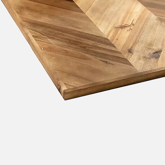 Exclusivholz Balıksırtı Lamine Masa Tablası Akasya