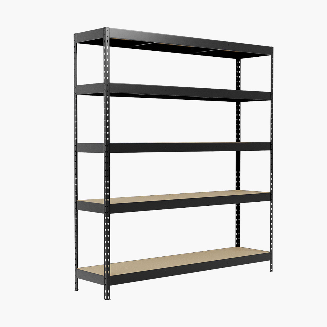    Regalux 5 Katlı Metal Raf Siyah 