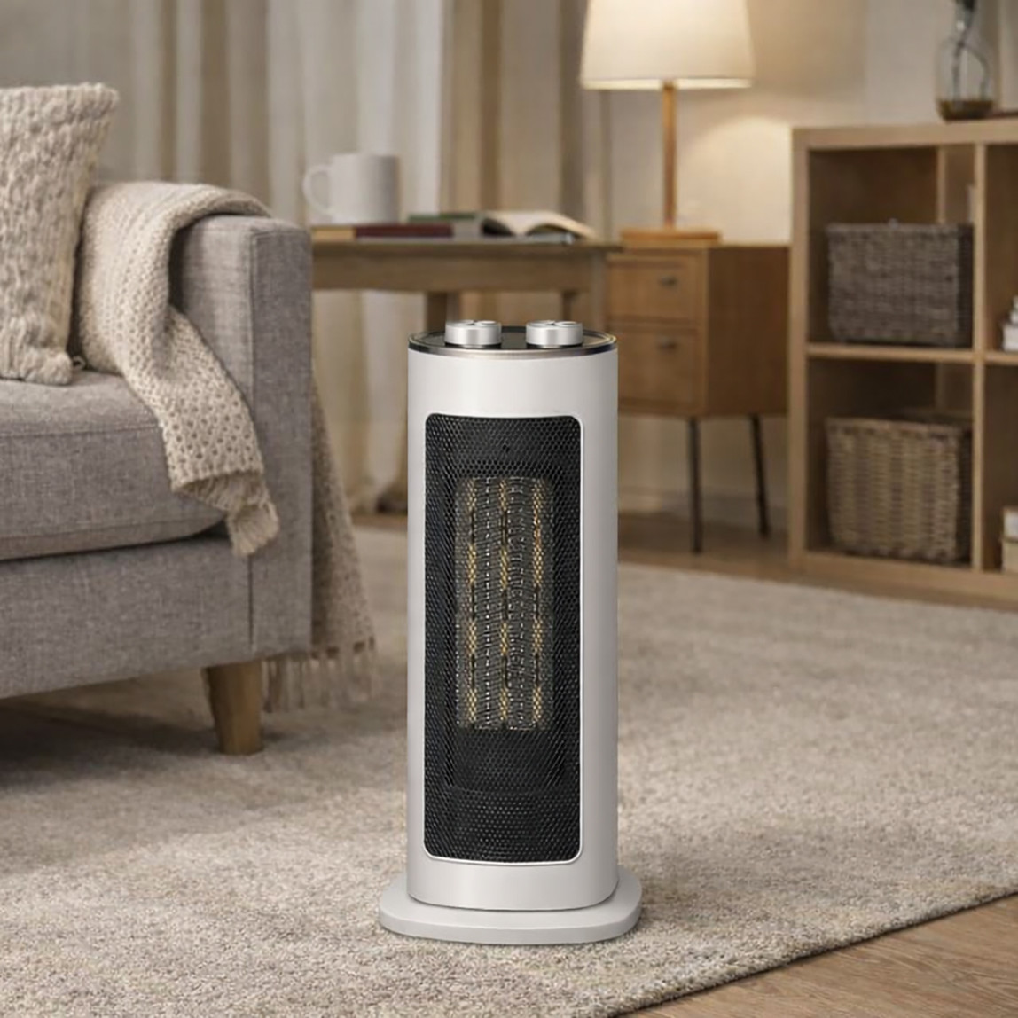    Voltomat 2000W Termostatlı Kule Tipi Seramik Fanlı Isıtıcı  