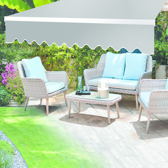 Sunfun Polyester Tente Açık Gri 200x150 cm