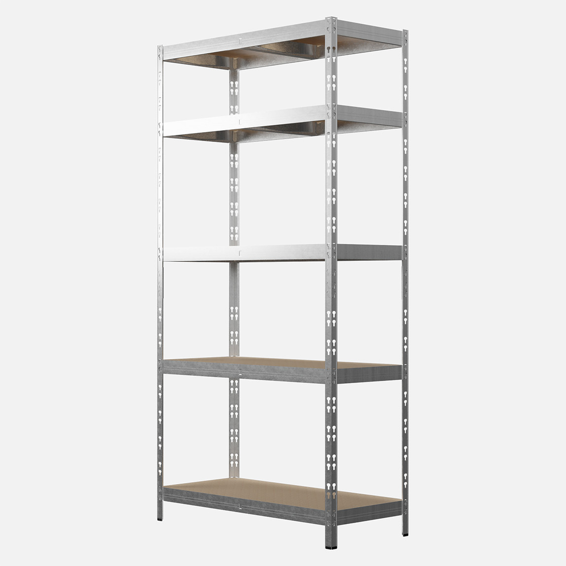    Regalux 5 Katlı Metal Raf Gri 90x40x180 cm 