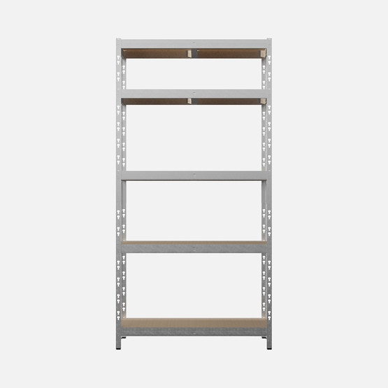 Regalux 5 Katlı Metal Raf Gri 90x40x180 cm