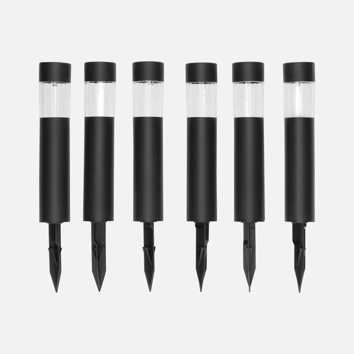    Bauhaus 6'lı Solar Saplama Antrasit 