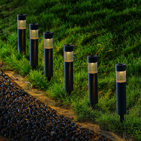 Bauhaus 6'lı Solar Saplama Antrasit