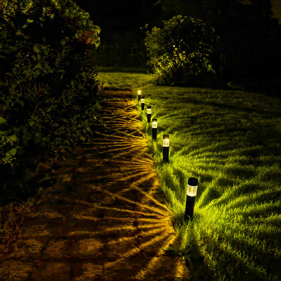 Bauhaus 6'lı Solar Saplama Antrasit